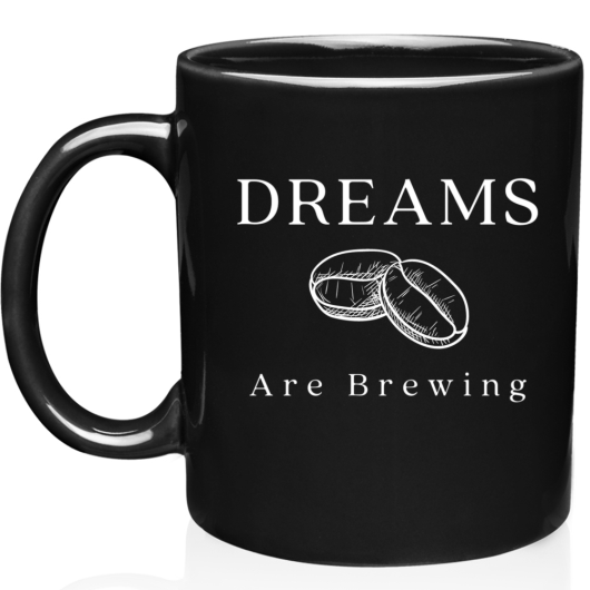 Dreams Are Brewing Ceramic Mug - Sueños Coffee Co. Sueños Coffee Co. Accessories